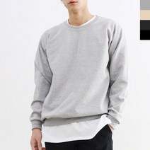 남여 커플티 고급커플멘투맨티 심플룩 맨투맨티셔츠 30대남성 코디하기쉬운 10대 오버핏맨투맨 20대 일상룩