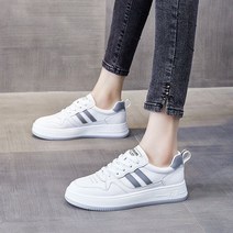 여자 명품 스니커즈 원피스 발볼넓은 흰색 운동화