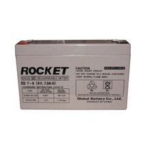세방전지 로켓트배터리 ES7-6 6V7AH 무보수밀폐형 - 78539EA, 1, 본상품선택