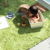 아기 영유아 어린이 강아지 댕댕이 애완견 거실 소프트 물세탁 친환경 잔디 러그 카페트