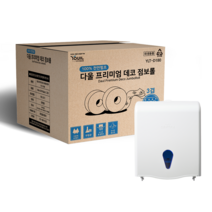 천연펄프 다울 프리미엄 데코 점보롤 3겹 180m 12롤 (전용케이스 증정), 데코 점보롤 12롤(전용케이스 1개 증정)