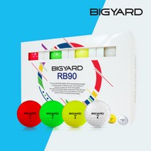 넥센 빅야드 RB90 2피스 초고반발 크리스탈 골프공 골프볼, 선택01)빅야드 RB 4색 12구