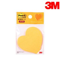 포스트잇 강한점착용 다이컷 노트 76 x 76 mm, 윙크하트, 1개