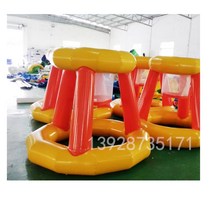에어시소 에어바운스 가정용 빠지 바이킹 제주도 워터파크 대형 실내 바람 장비, 농축수 사격 프레임 1.5미터
