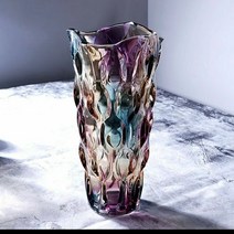 DFMEI 꽃병. 화병.Vase.--심플 크리스탈 글라스 꽃병 거실 꽃꽂이 장식 꽃꽂이 세트입니다., DFMEI.200230-1 (대형 )