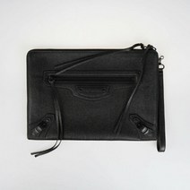 BALENCIAGA [명품]로로모다 발렌시아가 로고 스트랩 남성 클러치백 64..
