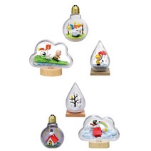 리멘트 스누피 날씨 테라리움 6종 세트 미니어쳐 SNOOPY WEATHER Terrarium BOX