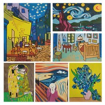 아트박스/위드미 DIY 데코샌드아트 명화시리즈 12종 (대), 옵션선택:프로방스시골길