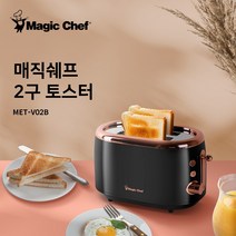 매직쉐프 토스터기 MET-V02B 레트로 토스트기