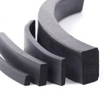 가스켓블랙 EPDM 고무 폼 씰링 스트립 사각 스폰지 개스킷 캐비닛 도어 씰용 3x3mm 4x4 8x8 10x10 12, 13 6x7mm_03 5 Meters