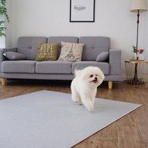 휴팡 단면 4T 사각형 애견매트[미끄럼방지 슬개골보호 강아지매트] 특대형 140x240cm, 직물패턴