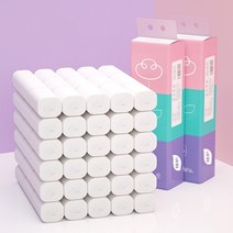 식물 보호 코어리스 롤 종이 42 롤 화장지 가정용 화장실 화장지 제, 하나