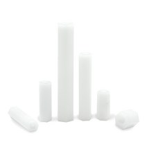 지지대 볼트 너트 플라스틱 M3 M4 육각 스페이서 연결 관통 모니터암 브라켓연장 PCB기판 서포트 낱개 소량 판매, 지지대너트, 지지대너트(플라스틱) M4x50