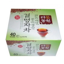 다농원 결명자차 40T결명자차 차 율무차 녹차 허브차 오설록 보리차 커피 보이차 담터 동서식품 마테차 헛개나무차 쌍화차 생강차 대추차 천마차 매실차 꿀차 옥수수차, 본상품
