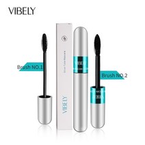 마스카라 바이브리 4d 실크 섬유 래쉬 마스카라 방수 바이브리 3d 마스카라 for eyelash extension black Thick lengthening eye 코스메틱, 바이브리 마스카라