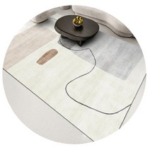 폭신한 아트스케치 사각 러그A (300x200cm) 거실 호텔
