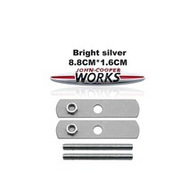 bmw부품 BMW 미니 JCW 존 쿠퍼 워크 클럽맨 컨트리맨 R60 R58 용 자동차 부품 스타일링 프론트 그릴 배지 장식 데칼 스티커, 10 style 10