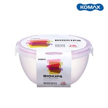 코멕스 바이오킵스 볼용기 원형 투명 밀폐용기 (0.8~4L), 원/32호, 1개