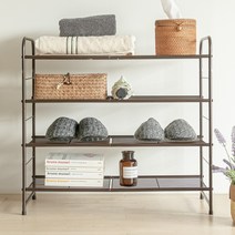 시나몬샵 메탈 멀티 신발 거치대, 브론즈(4단)