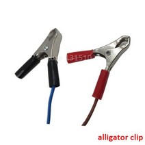 인산철 배터리 시동 충전기 1500W 14.6V 50A 빠른 12 V 40A 100A LiFePO4 4S 볼트 인산염 LFP 에너지 저장 RV UPS, [02] Alligator Clip, [01] 14.6V 40A