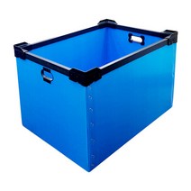 (대형) C형 박스 이삿짐 바구니형 플라스틱 단프라 상자 물류 창고 적재 보관 수납 정리, 1개