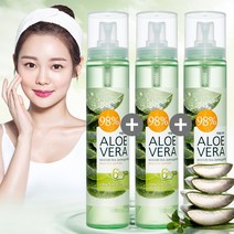 과일나라 [1+1+1] 알로에베라 98% 모이스처 리얼 수딩젤 미스트 125ml, 단품없음