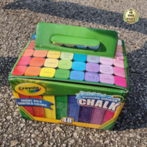 크레욜라 수성 분필 야외용 48색 536221, 혼합색상, 45개