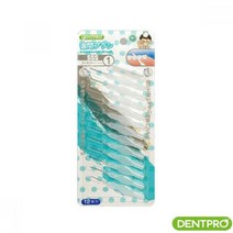 1.0mm 덴트프로 12p I형 치과용치간칫솔 치간솔 리필 일회용, 기본