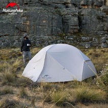 Naturehike Mongar 2 Tent 네이처하이크 텐트 몽가2 돔낚시캠핑텐트 2인용 백패킹텐트 20D 나일론 초경량 노르디스크 팩 동계경량텐트 야외방수천막 텐트매트 해변 야, 02 Purple - 20D