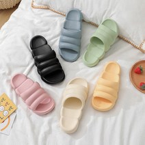1+1 층간소음 방지 뚱카롱 슬리퍼 거실화 쿠션 실내화