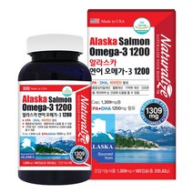 알레스카 연어오메가3 연어오일 오메가3 EPA+DHA 180캡슐