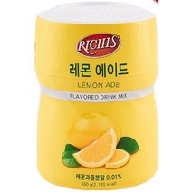 동서 식품 리치스 카페 파우더 레몬 에이드 550g 스무디 홈카페 에이드, 1개