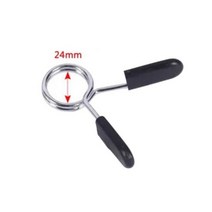 강남헬스장 24mm 바벨 웨이트 바 아령 잠금 클램프 스프링 칼라 클립 스틸 대형 장비 1 피스, 01 1pcs