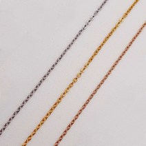 진샵 써지컬스틸 목걸이 줄 체인 얇은 목걸이