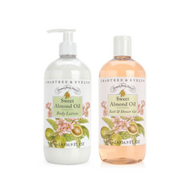 [크랩트리앤애블린] 스위트 아몬드 오일 배쓰 앤 샤워 젤 500ml 바디 로션 500ml