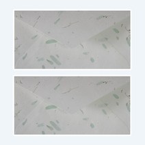 나모몰 한지봉투(10매입) 한지편지지(15매입) 일반/편지지 봉투, 1개, 봉투_14.흰청록