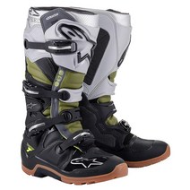 Alpinestars Tech 7 Enduro 부츠 블랙/Slvr/Mltry Grn Sz 10 (2012114-1916-10) 653682, 12