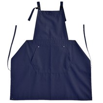 허블팜 방수 앞치마 어린이집 카페 미용사 원피스 앞치마, NAVY(네이비)