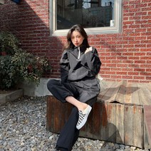 쉐얼유 여성용 바람과 함께 사라지다 알유 바람막이 아노락