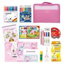 초등학교 문구세트 실속 입학선물 유치원 졸업선물, 5세트, 여아용