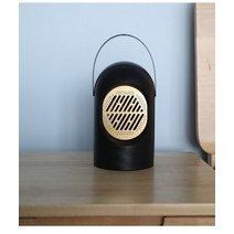 곱창난로대형업소용돈풍기공업용산업용난방기히터220V 350W-400W 미니 휴대용 빠른 전기 히터 터치 컨트롤, 02 Black
