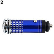 가정용산소발생기 미니 자동차 공기 청정기 이온 발생기 오존 Ionizer 기관총 음이온 산소 바 12V 라이트 플매트 카펫 러그, 03 파란