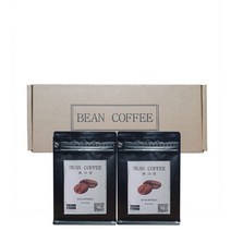 갓볶은 원두 기프트 커피 선물 세트 200g 2봉 답례품 사은품 (ey cs), 200g*2, 원두상태(홀빈)분쇄안함