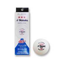 [Nittaku] 니타쿠 NSD 3스타 시합구(플라스틱/3개입)