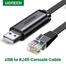 Ugreen USB to RJ45 콘솔 케이블 Cisco 라우터 용 RS232 직렬 어댑터 1.5m RJ 45 8P8C 변환기, 01 1.5M_01 Console Cable