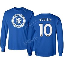 첼시 크리스천 풀리식 축구 유니폼 긴팔 저지 블루 Spark Apparel