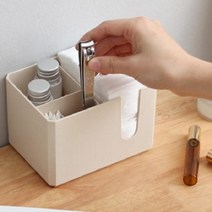 원목 화장대 정리함 화장품 수납함 트레이 화장품 보관함 향수 정리함, 상품선택, 베이지