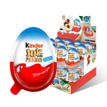 킨더조이 남아용 장난감 초콜릿 우유, 20g, 12개