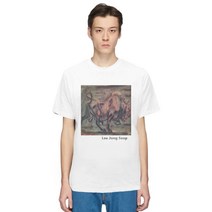이중섭 그림 프린팅 반팔 티셔츠 M/L/XL/XXL 현대미술 황소1