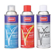 P1B 염색침투 탐상제 침투액 450ml 부식성이 없음 1EA _ 산업안전 윤활 방청제 침투제 나바켐 5522994EA, 본상품선택